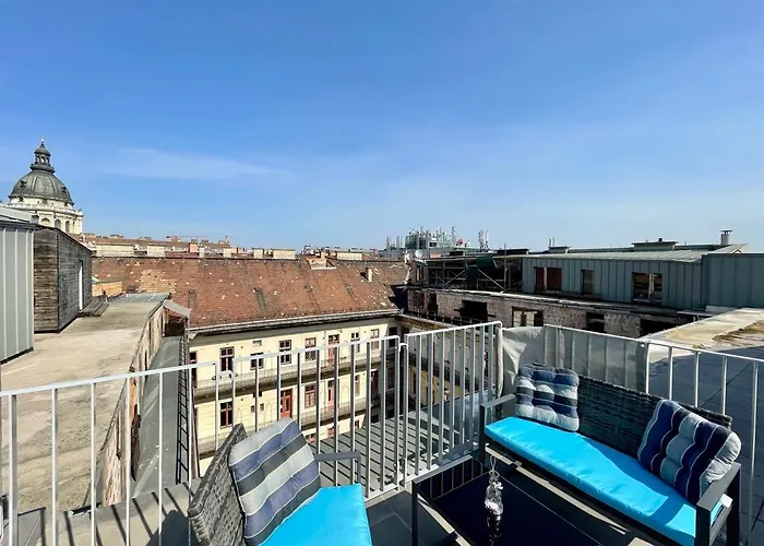 Penthouse W Private Rooftop And Free Parking * Budapesta
