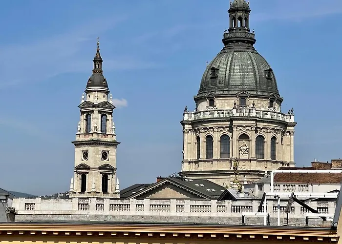 Penthouse W Private Rooftop And Free Parking Apartament Budapeszt
