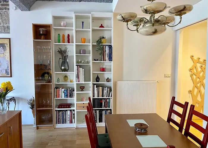 Apartament Penthouse W Private Rooftop And Free Parking Budapeszt